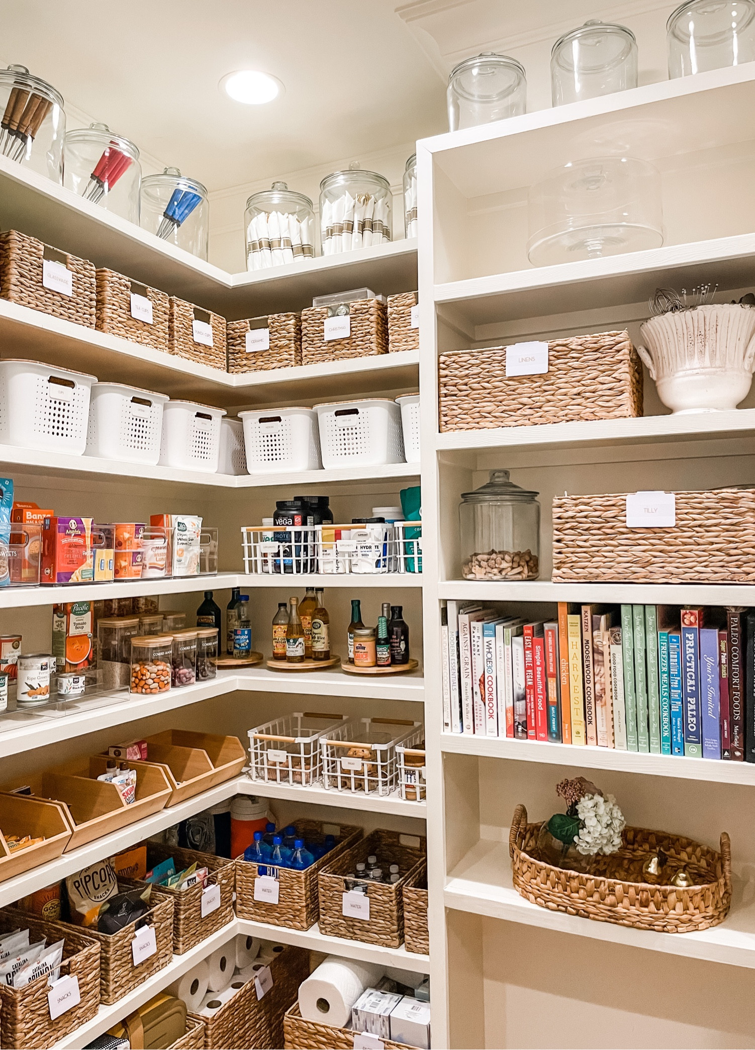 We love making pantries light and bright!