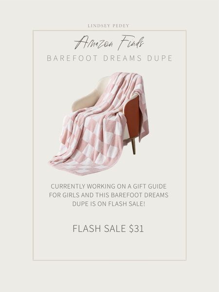 Barefoot dreams dupe on flash sale!! 

Gift guide, gifts for her, Amazon finds, gifts for girls, hostess gift, blanket, barefoot, dreams, look for less, affordable, fines, gift idea  

#LTKhome #LTKGiftGuide #LTKsalealert