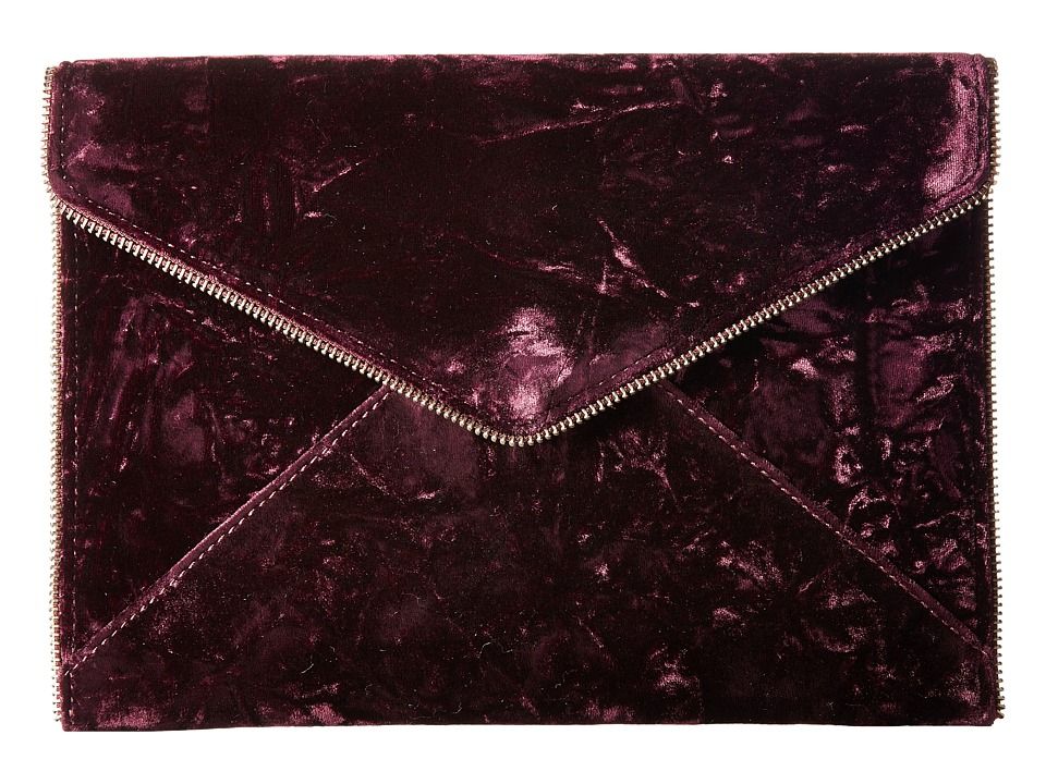 Rebecca Minkoff - Leo Clutch (Dark Cherry) Clutch Handbags | Zappos