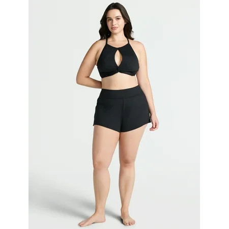 Time and Tru Women’s and Women’s Plus Swim Shorts with Liner Brief, Sizes XS-2X | Walmart (US)
