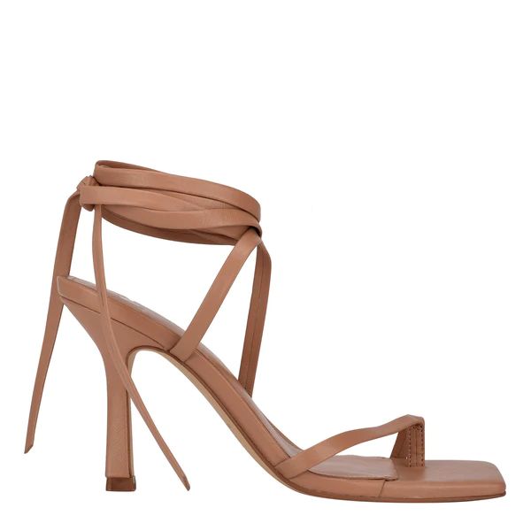 Dominic Ankle Wrap Heeled Sandal | Marc Fisher