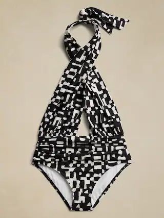 Twisted-Knot Swimsuit | Banana Republic Factory