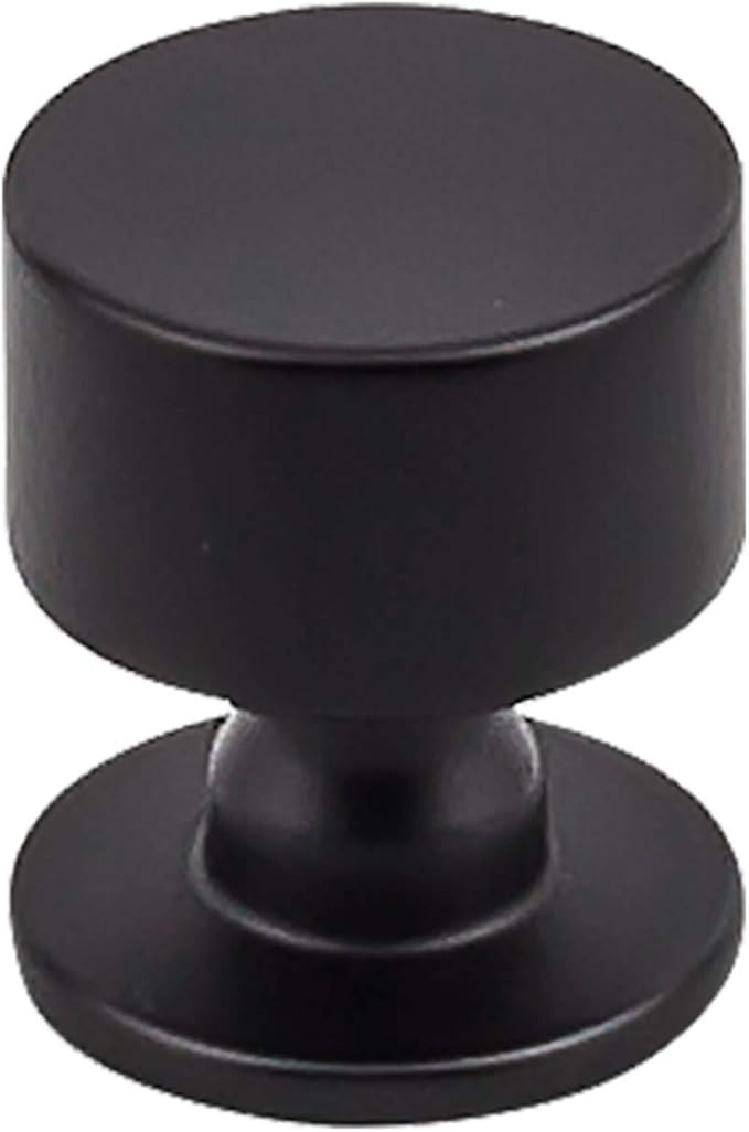 Top Knobs TK821BLK Serene Collection 1-1/8" Lily Knob, Flat Black | Amazon (US)