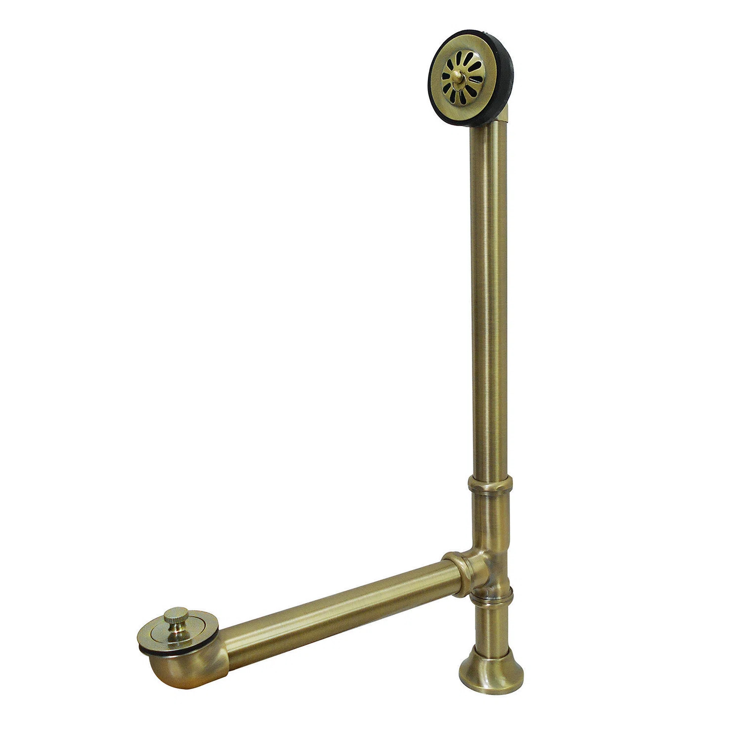 Kingston Brass Lift and Turn Tub Waste and Overflow & Reviews | Wayfair | Wayfair North America