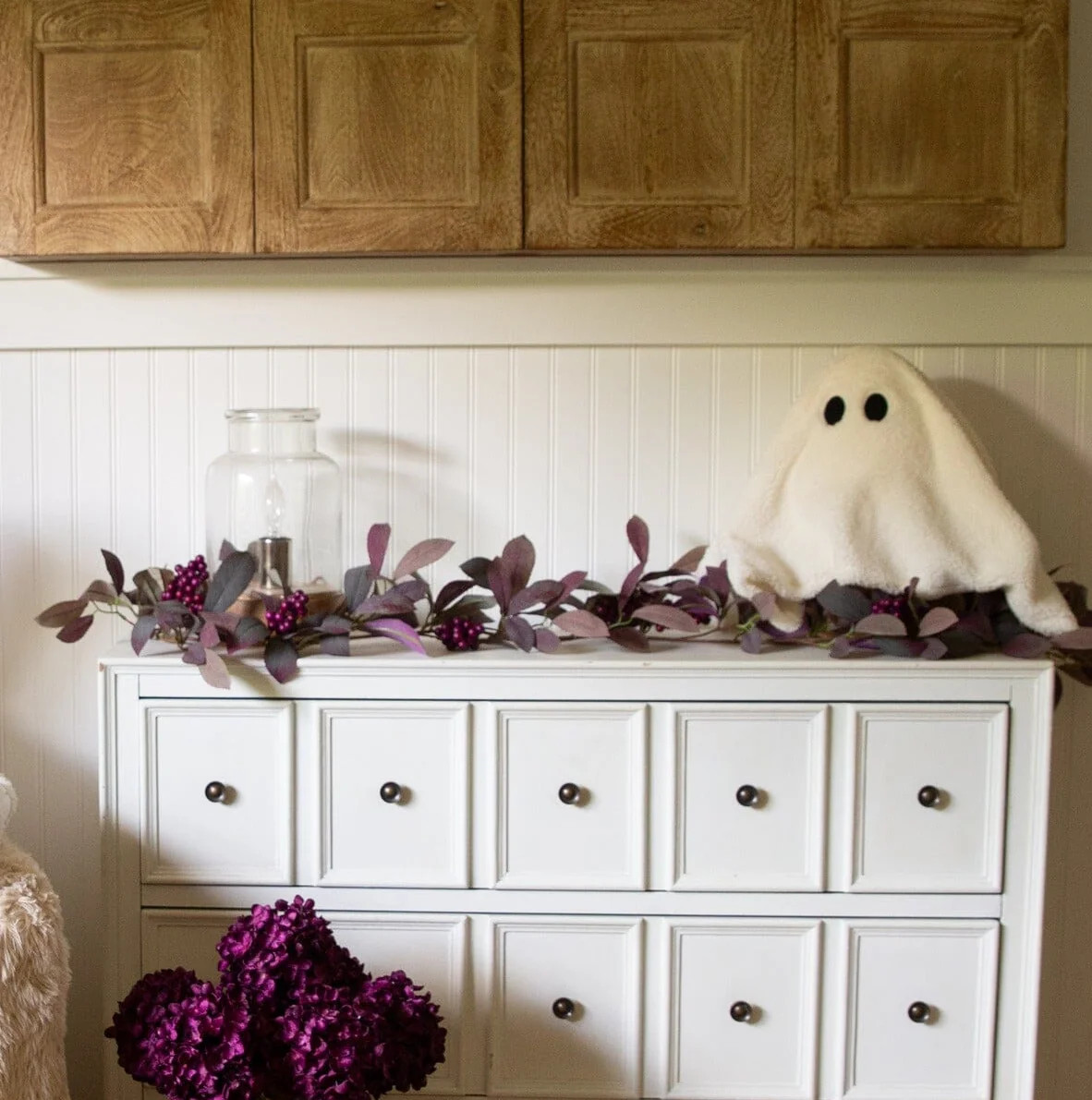 6’ Fall Laurel Leaf with Berries Artificial Garland (Set of 2) | Plow & Hearth