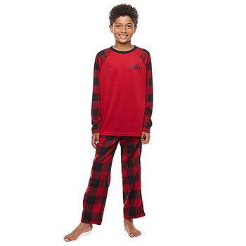 North Pole Trading Co. Red Buffalo Unisex 2-pc. Christmas Pajama Set | JCPenney