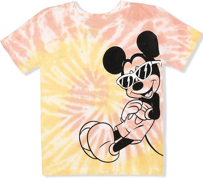 Disney Mickey Mouse Shirts for Toddler Boys, Tie Dye Kids Mickey Mouse Clothes | Amazon (US)