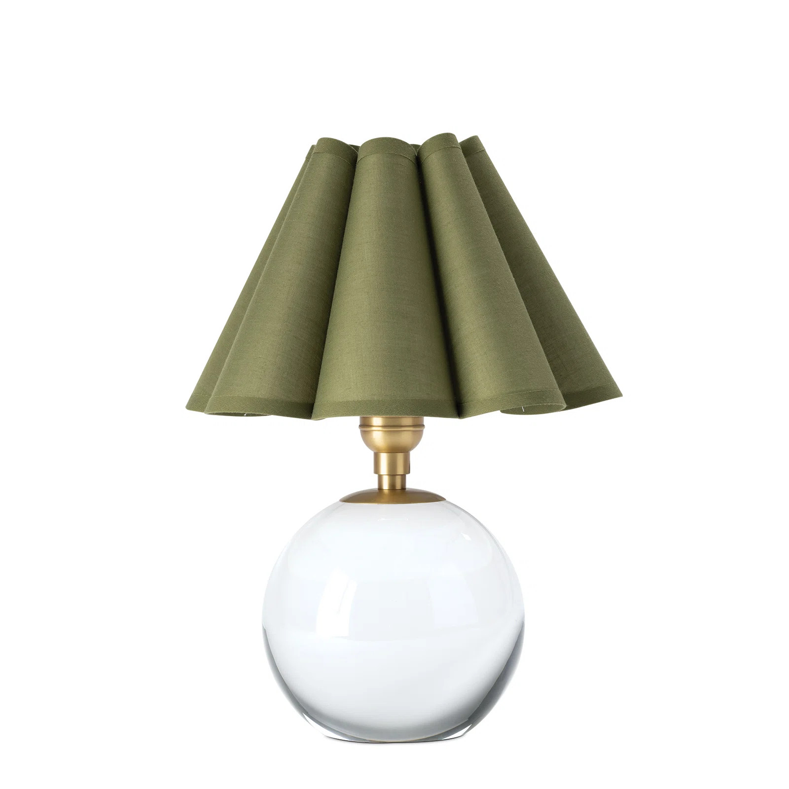 Regina Andrew Giorgio Crystal Mini Lamp (Natural Brass with Shade) | Wayfair | Wayfair North America
