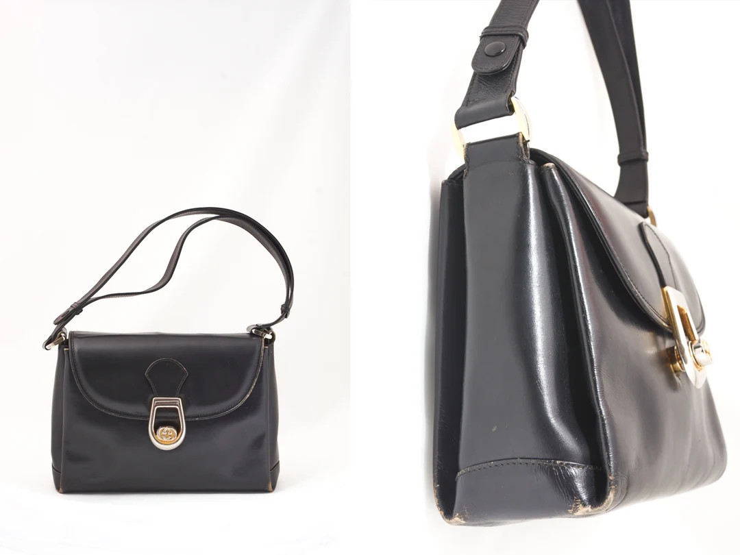 Gucci GG Closure Hand Bag | Etsy (US)