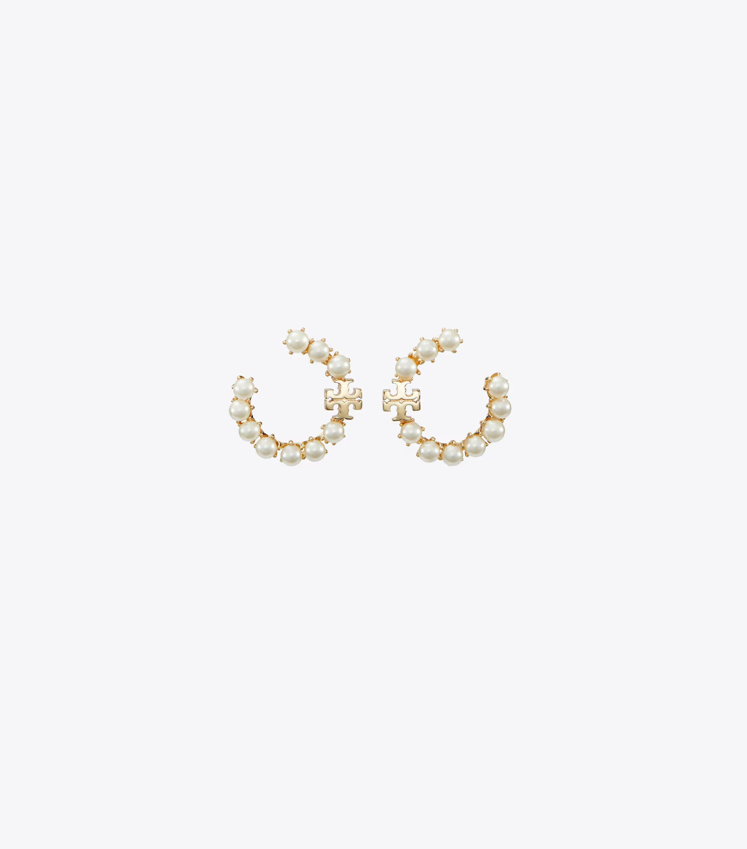Kira Pearl Loop Earring: Women's Designer Earrings | Tory Burch | Tory Burch (US)
