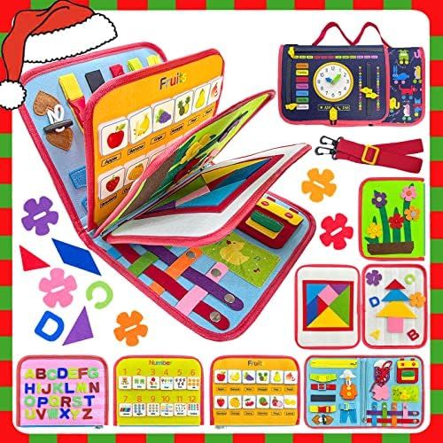 Amazon.com: Giociiol Busy Board, Montessori Toys for Toddlers, Sensory Activity Board Preschool E... | Amazon (US)