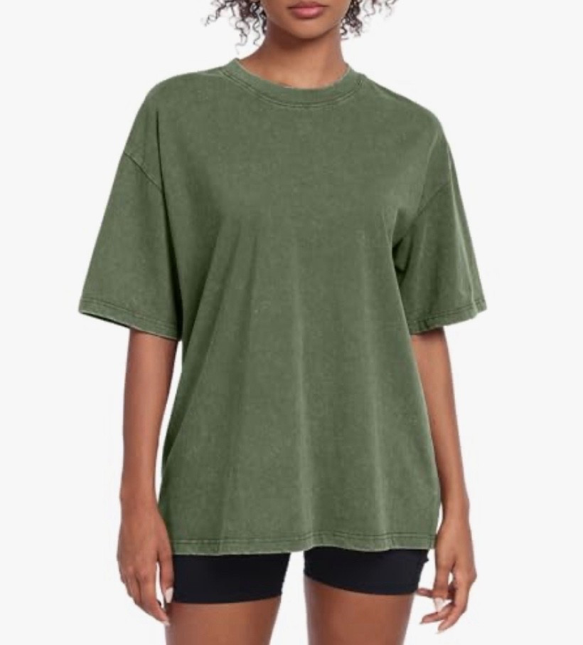 Love this oversized tee! I will be purchasing more colors. 

#LTKFindsUnder50 #LTKOver40 #LTKmomlife