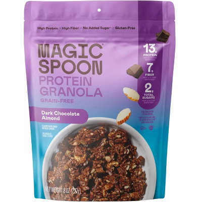 Magic Spoon Dark Chocolate Almond Protein Granola - 8oz | Target