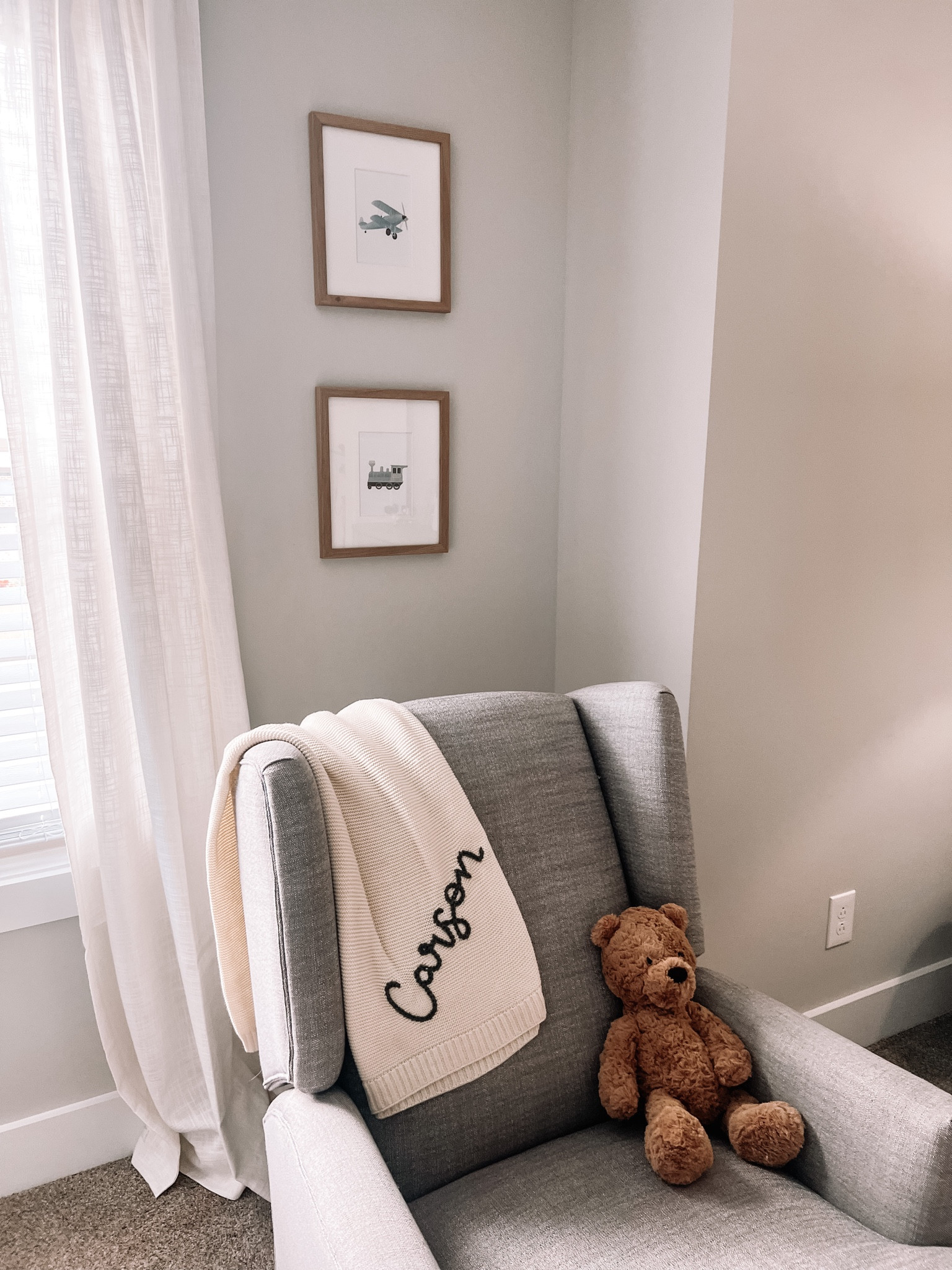 We love the rocker from wayfair! Very affordable and good quality. 

Nursery rocker / nursery inspo / nursery reveal / baby nursery / nursery blanket / nursery bedding / nursery wall art / nursery pictures / nursery glider 

#LTKbump #LTKhome #LTKbaby