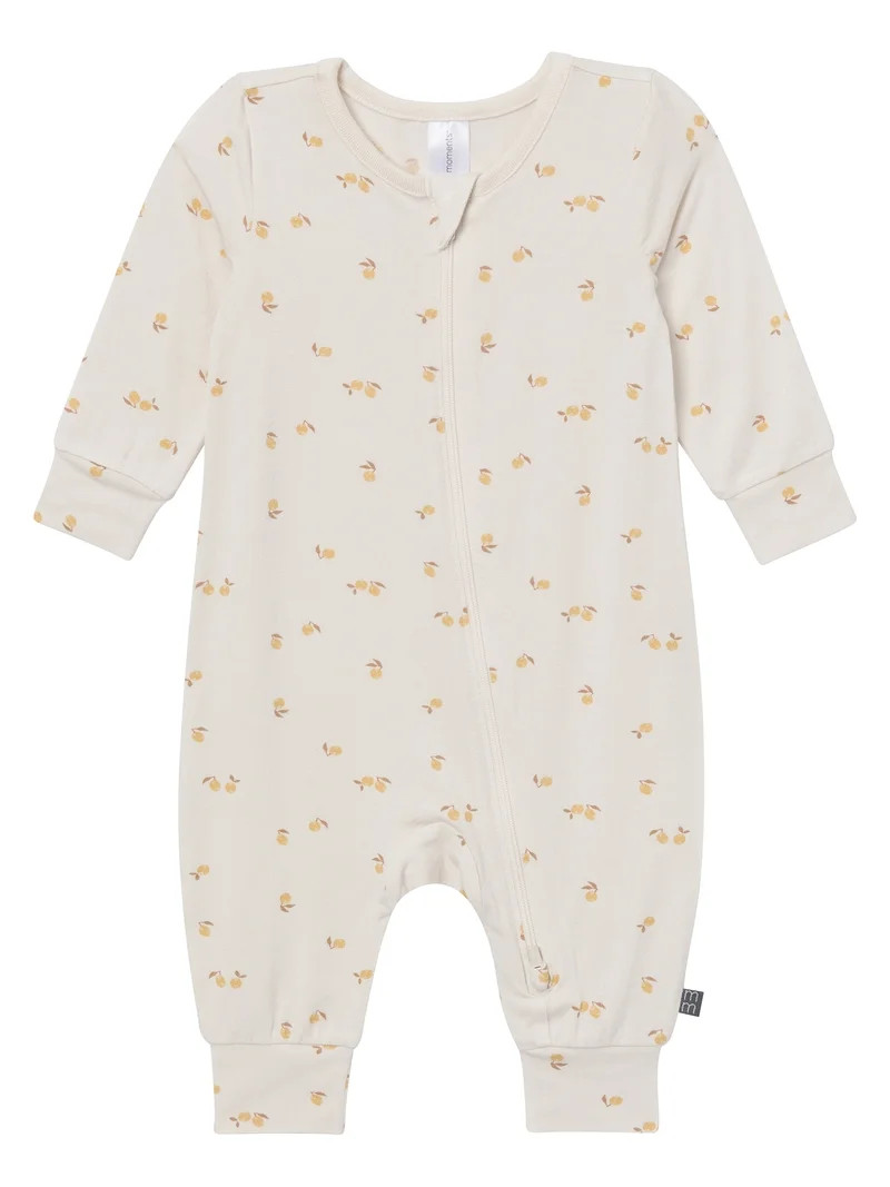Modern Moments by Gerber Baby Neutral Super Soft Viscose Two-Way Zip Coverall, Sizes Newborn - 24... | Walmart (US)