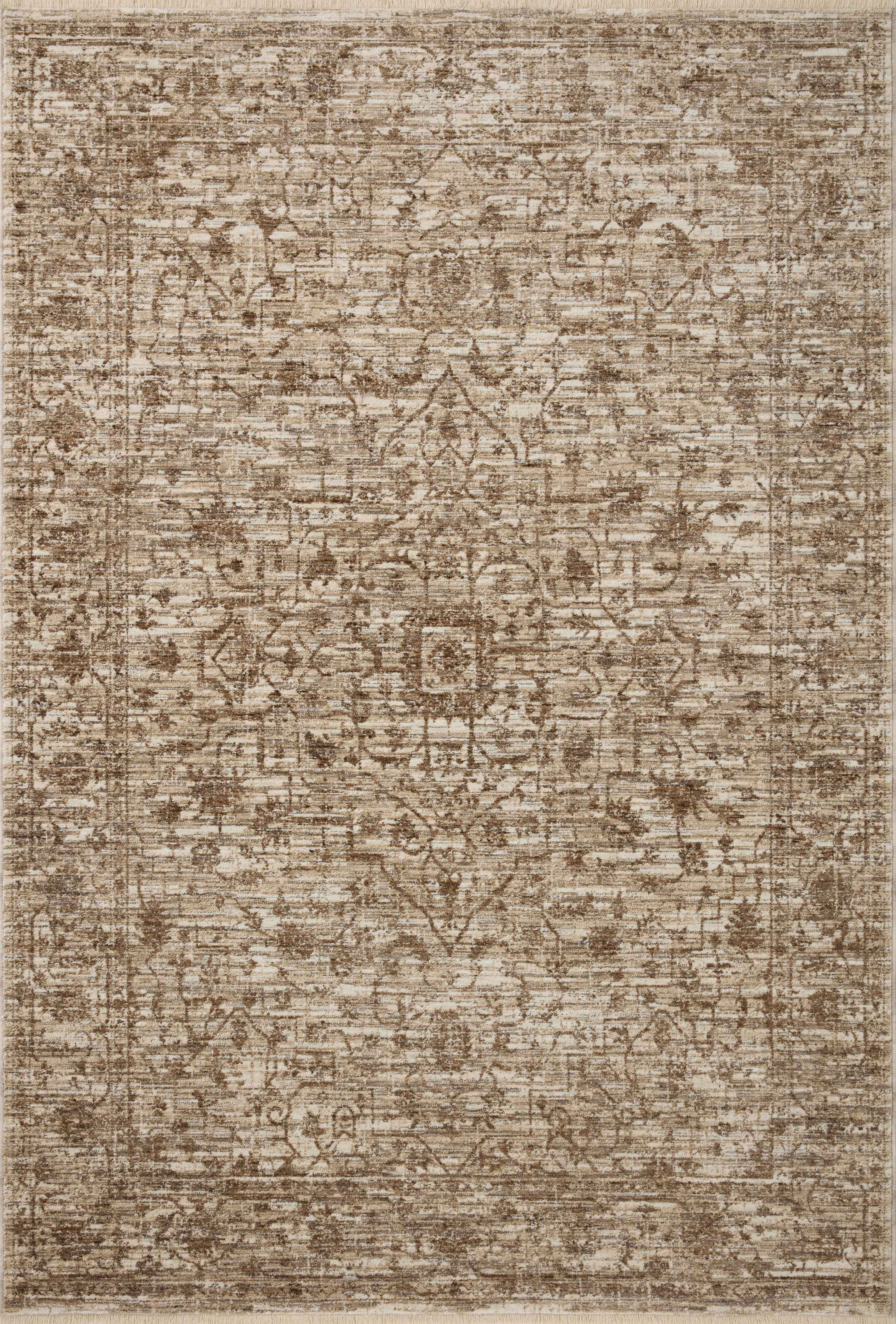 Sorrento Traditional Bark/Natural Rug | Burke Decor