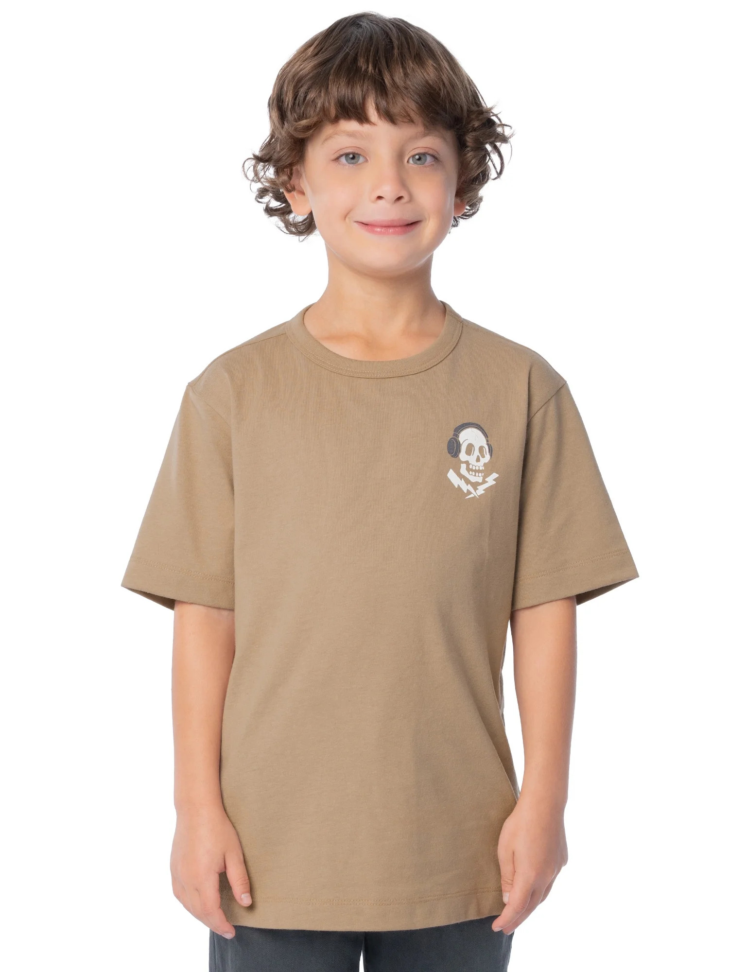 Wonder Nation Boy's Short Sleeve Elevated Graphic T-Shirt, Sizes 4-18 & Husky | Walmart (US)