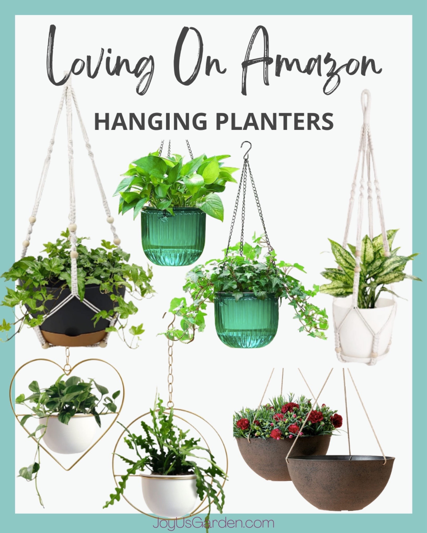 Take your indoor plants to the next level with hanging planters. This would be perfect for your pothos or trailing houseplants. #planter #plants #homedecor #planters #plant #gardening #flowers #plantsmakepeoplehappy #plantlover #indoorplants #interiordesign #houseplants #pot #pots #plantlife #home

#LTKhome #LTKunder50 #LTKunder100