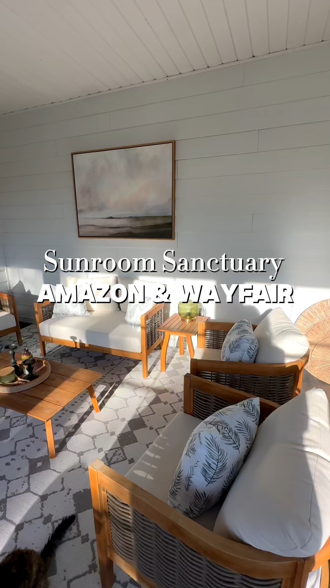 Nothing like a sunroom reset to make your space into a sanctuary

#LTKFamily #LTKFindsUnder100 #LTKHome