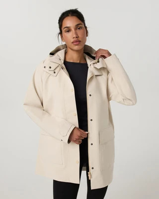 Vuori City Rain Trench | Bleached Sand | Large | Vuori Clothing (US & Canada)