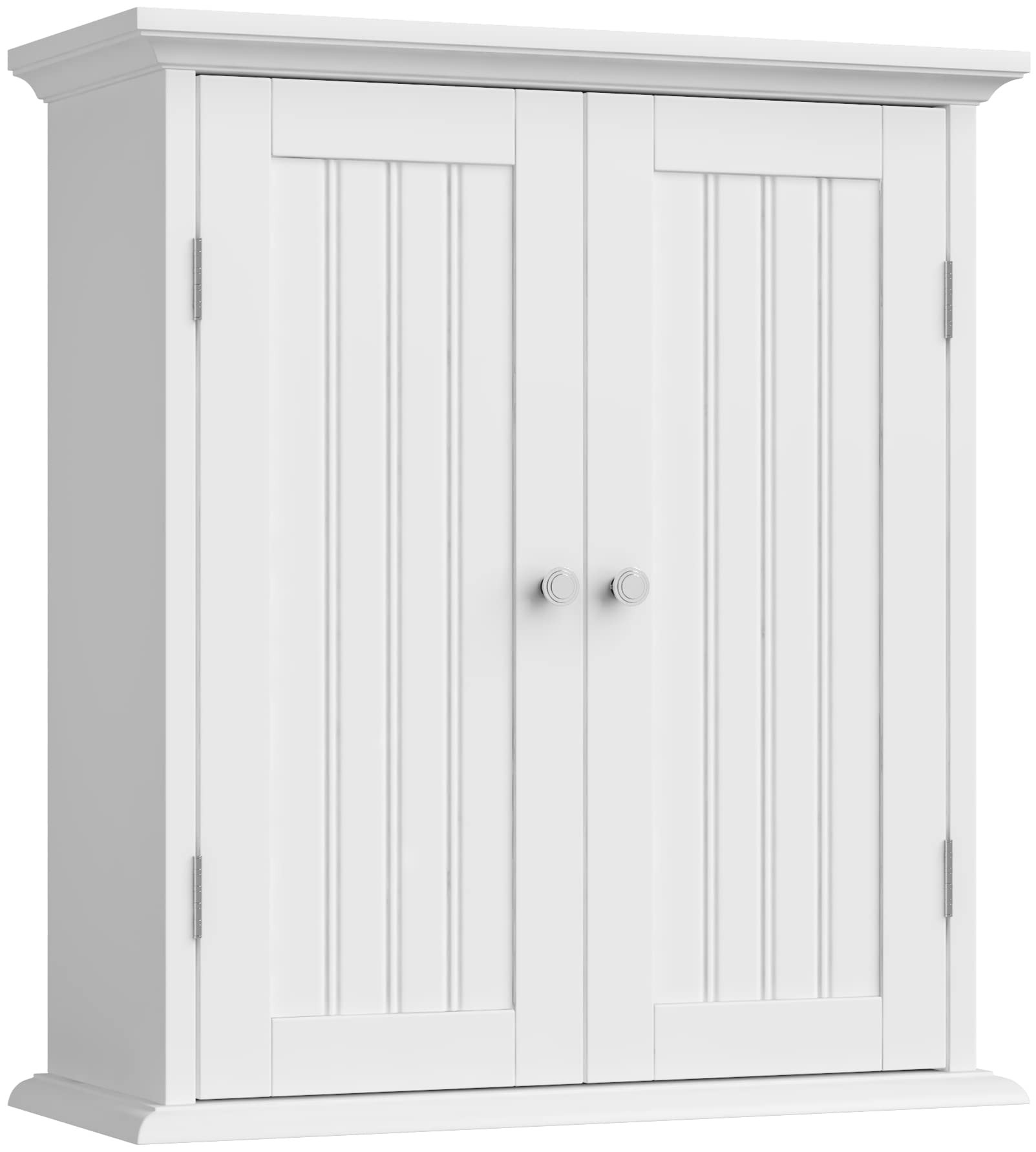 ChooChoo Bathroom Wall Cabinet, Over The Toilet Space Saver Storage Cabinet, Medicine Cabinet with 2 Door and Adjustable Shelves, Cupboard | Amazon (US)