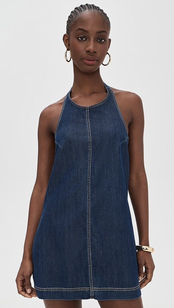 Denim Halter Shift Dress | Shopbop