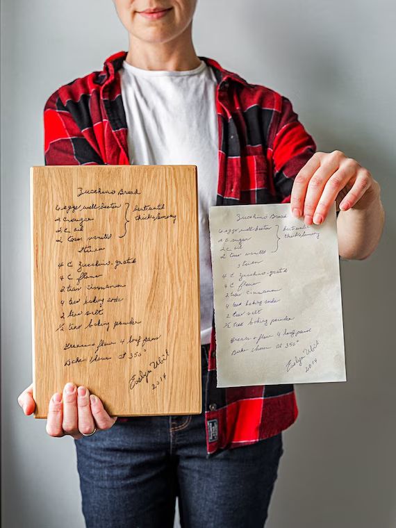 Recipe Cutting Boardhandwritten Recipe Cutting | Etsy | Etsy (US)