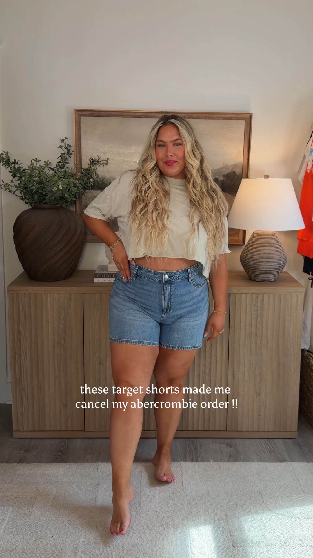 These target shorts feel and look like an Abercrombie price tag !!!

Wearing 17 in the shorts, I’d say they’re true to size!

Target denim shorts, Abercrombie denim shorts, midsize summer outfit, curvy girl denim shorts, summer try on haul

#LTKSaleAlert #LTKootd #LTKMidsize