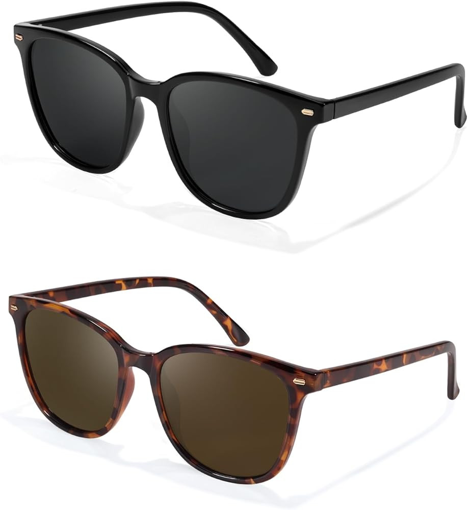 Myiaur Polarized Sunglasses for Women, Trendy Square Shades with UV400 Protection Sun Glasses for... | Amazon (US)