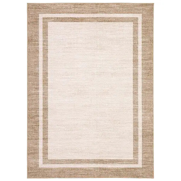 Washable Modern Area Rug - Low-Pile Soft Non-Shedding, Non-Slip Rubber Backing | Bed Bath & Beyond