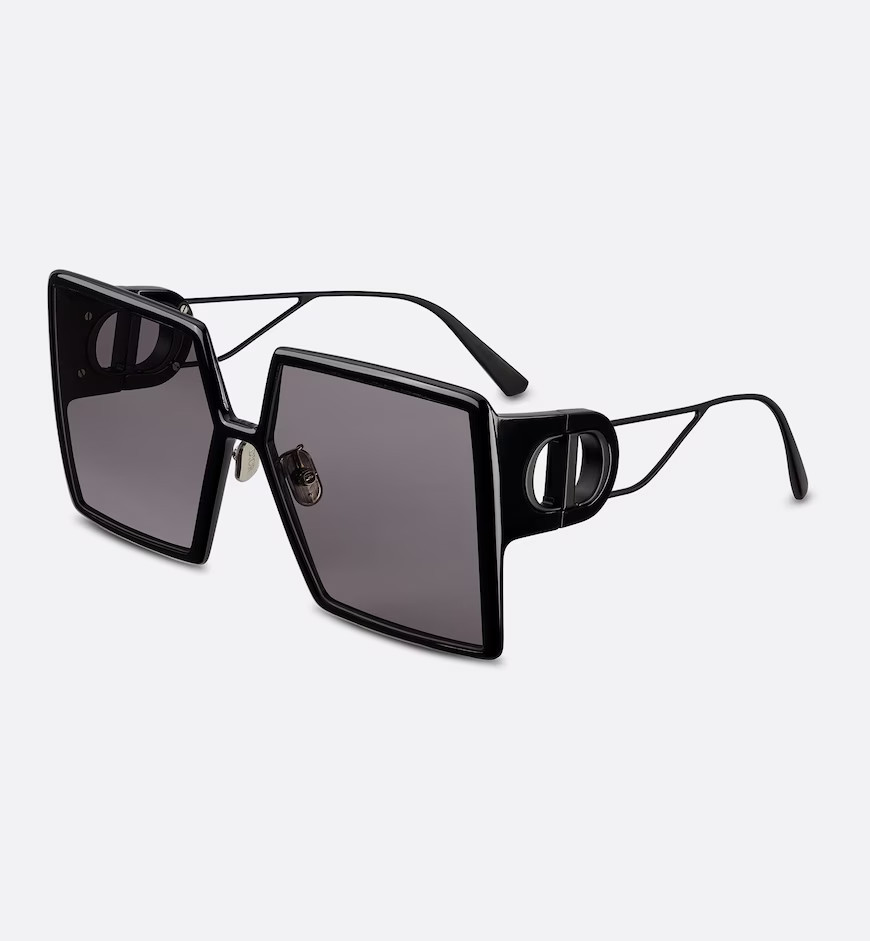 30Montaigne SU Oversized Black Square Sunglasses | DIOR | Dior Beauty (US)