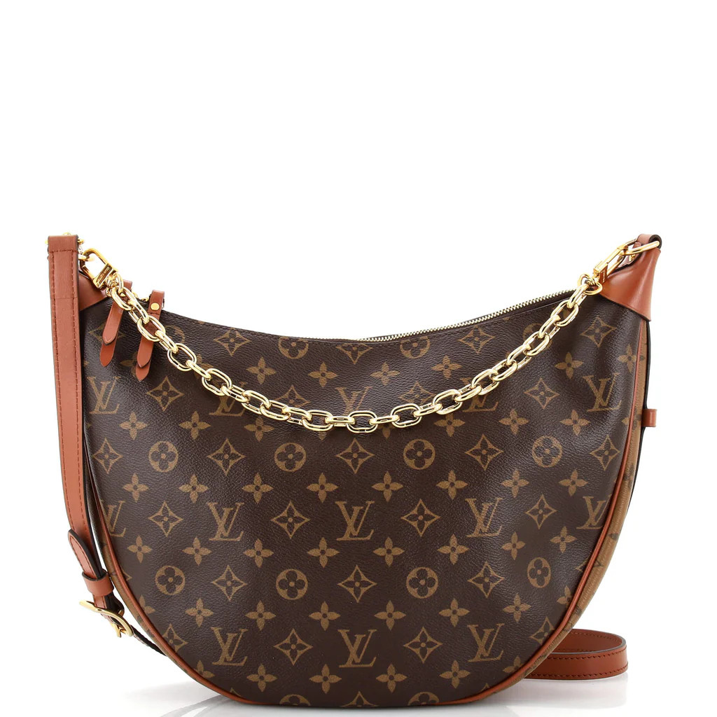 Loop Hobo Reverse Monogram Canvas | Rebag