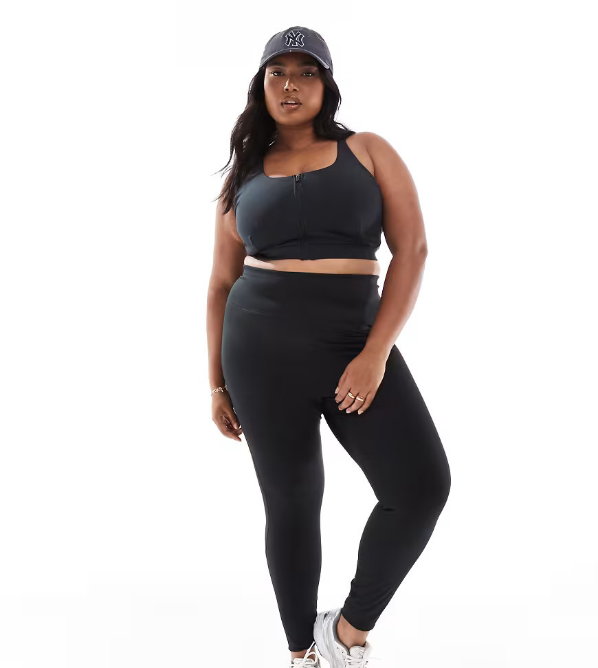 4505 Curve Icon bum sculpt gym leggings in black | ASOS (Global)