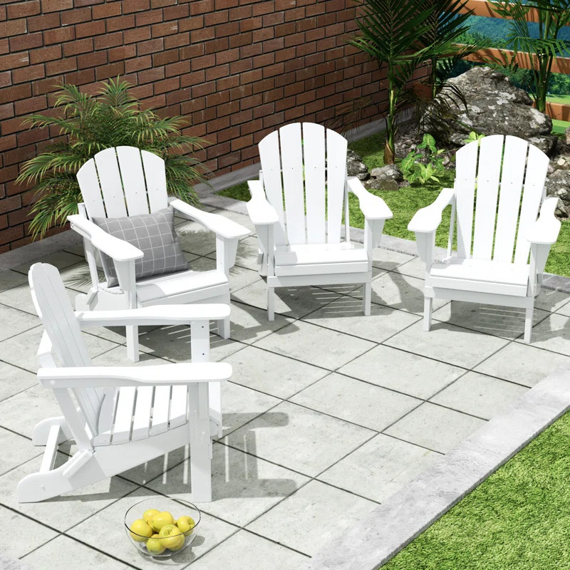 Shawnna Plastic Folding Adirondack Chair | Wayfair North America