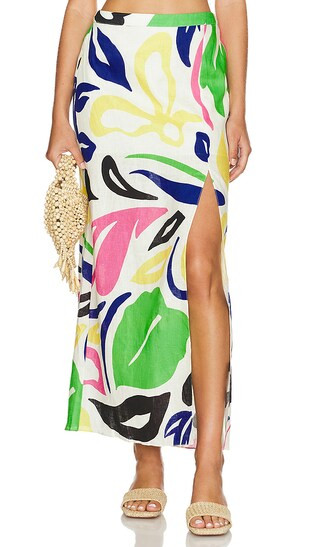 Nicola Skirt in Calla Multi | Revolve Clothing (Global)
