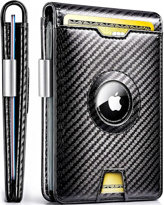 EVEO AirTag Wallet Men - Bifold Wallets for Men, Air Tag Wallet With AirTag Holder, Smart Wallet ... | Amazon (US)