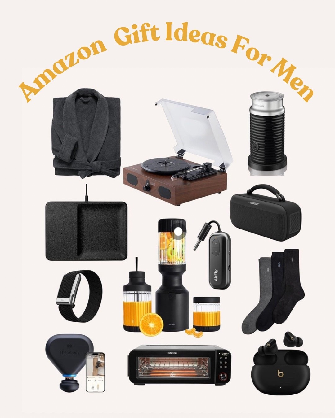 If you’re stuck on what to buy him… start here.
These Amazon gift ideas for men are practical, elevated, and actually cool—aka things he’ll use, not re-gift.
From tech upgrades and wellness favorites to cozy essentials and kitchen gadgets, these are foolproof picks for birthdays, holidays, or “just because.”
Save this list for later or send it to your group chat 🎁

Amazon gift ideas for men
men’s gift guide
gifts for him
Amazon finds for men
best gifts for men
tech gifts for men
wellness gifts for men
practical gifts for men
holiday gifts for men
birthday gifts for men

#LTKMens
