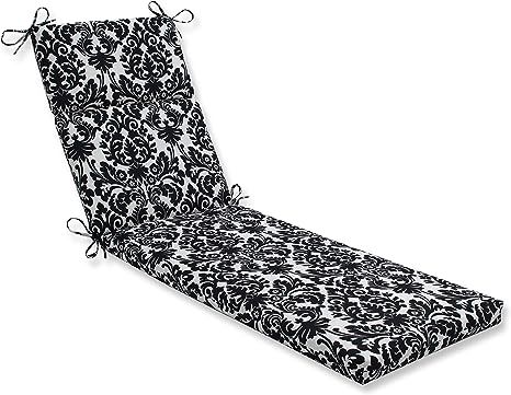 Pillow Perfect Outdoor/Indoor Essence Onyx Chaise Lounge Cushion, 72.5 in. L X 21 in. W X 3 in. D... | Amazon (US)
