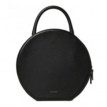Calfskin Circle Crossbody Bag Black | FASHIONPHILE (US)