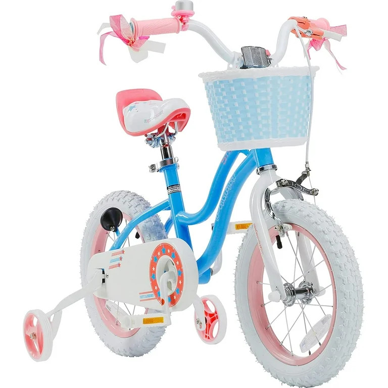 Royalbaby Bicicleta para Niñas y Niños Star Girl 12 en Cesta de Bicicleta Ruedas de Entrenamien... | Walmart (US)