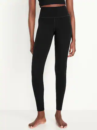High-Waisted StudioSmooth Full-Length Leggings | Old Navy (CA)