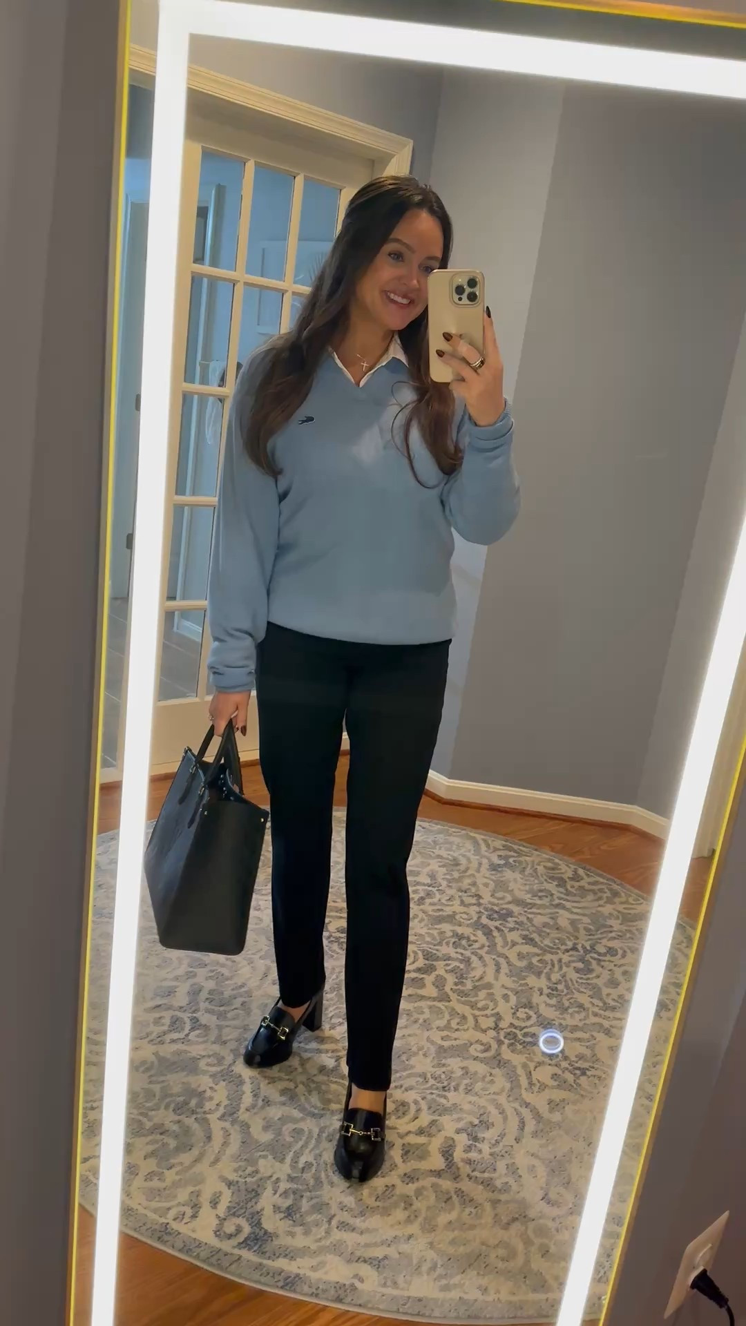 my dads  sweater 🩵

#LTKFindsUnder100