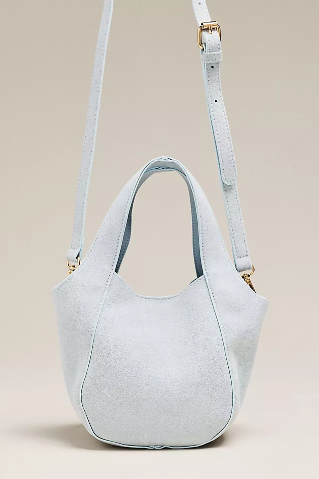 Sonia Faux Suede Mini Slouchy Tote Bag | Anthropologie (US)