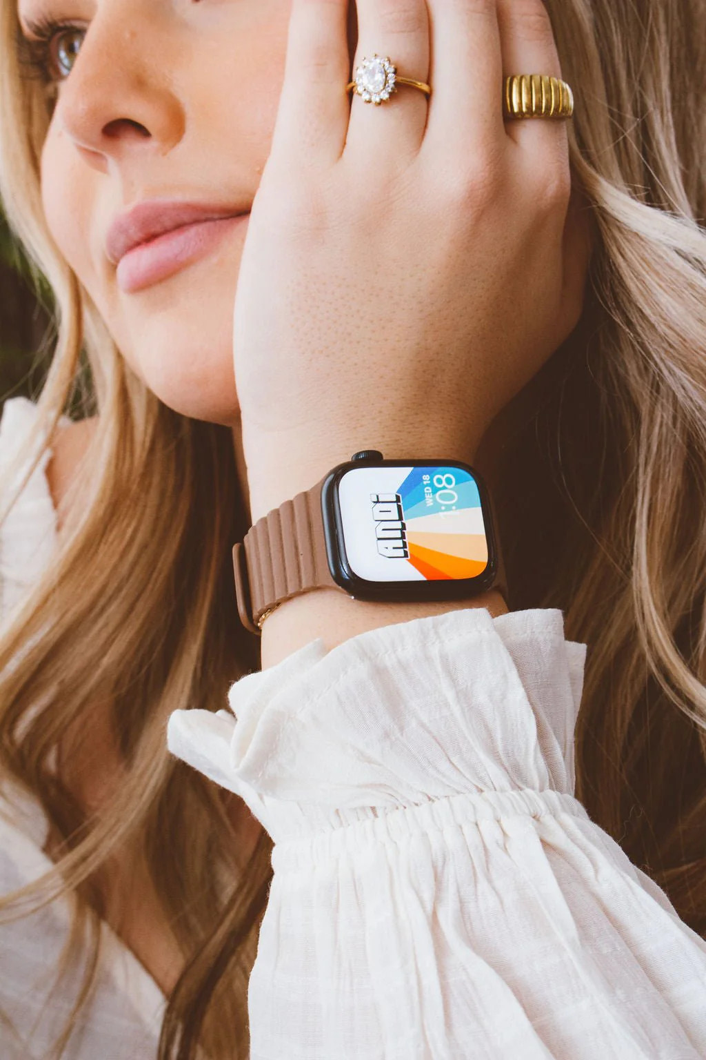 Brown Magnetic Watch Band | Shop Andi