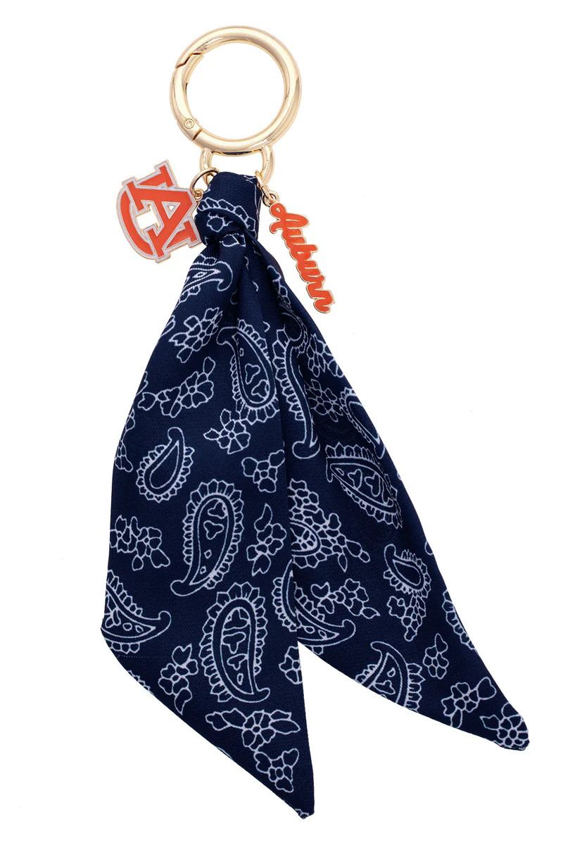 PREORDER 9/15: Auburn Tigers Logo Bandana Bag Charm | CANVAS