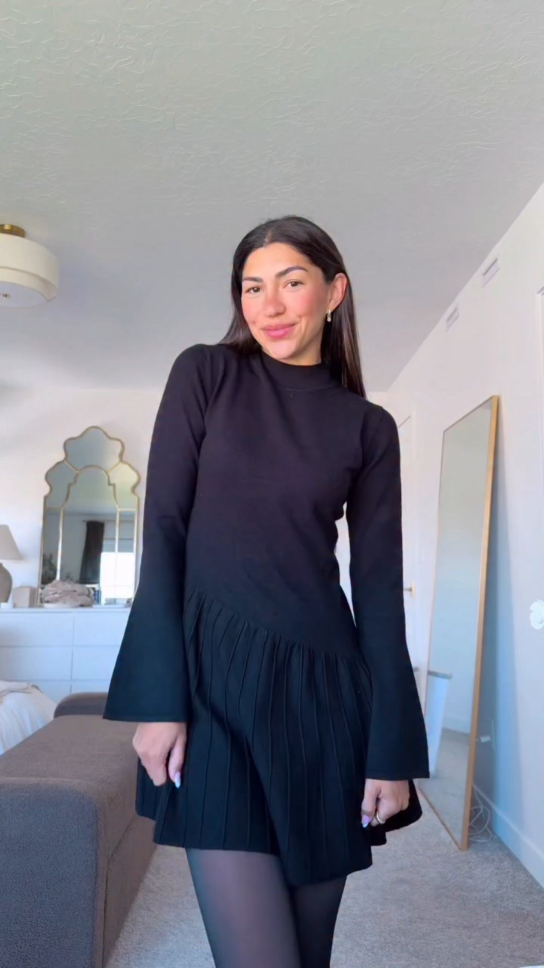 Such a cute dress for fall paired with these fleece leggings 🥰 Follow and comment FALL so I can send you the links 🔗 
.
.
.
.
#modestfashion #garmentfriendly #modestoutfitideas #modestoutfits #modestoutfitinspo #modestoutfit #modestootd #modeststyle #Ids #mormon #modestinspo #amazonfashion #amazonfinds #summerfinds #summeroutfits #ldsstyle #garmentfriendlyfashion