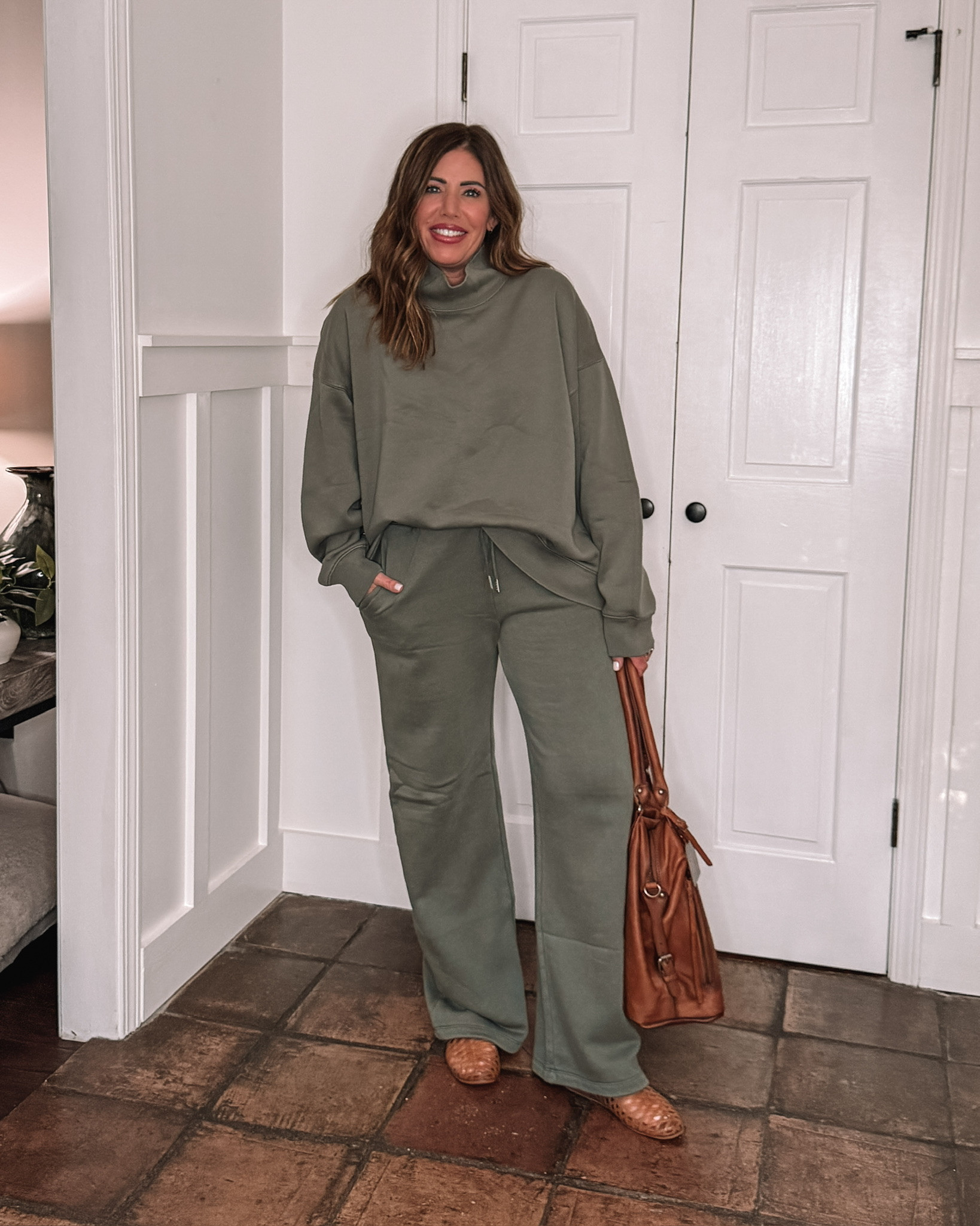 @abercrombie 20%-40% off everything ‼️

Cozy outfit for fall 🤍

Wide leg sweatpants size medium long
Funnel neck, sweatshirts, size large

Over 40 style, fall outfits women, mom style, casual outfits

#LTKSaleAlert #LTKOver40 #LTKMidsize