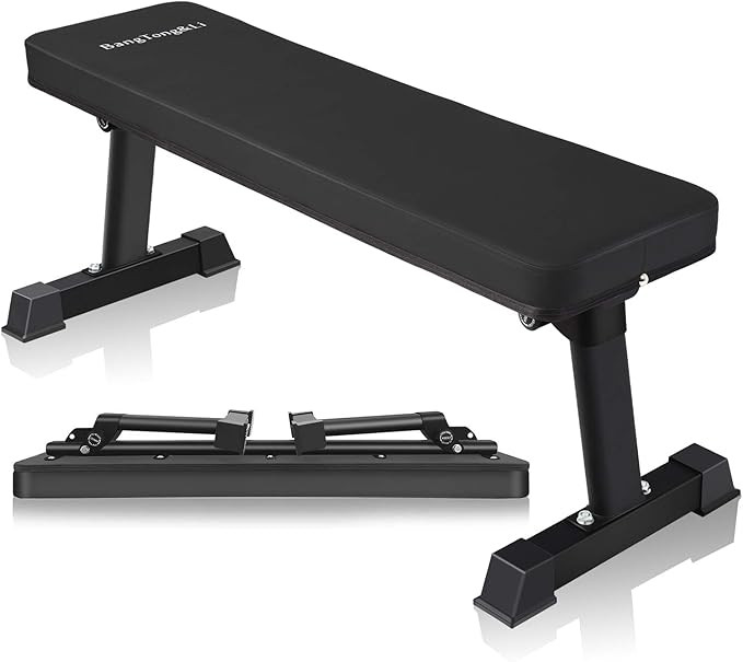 BangTong&Li Flat Weight Bench Utility Workout Exercise Training Equipment for Fitness | Amazon (US)