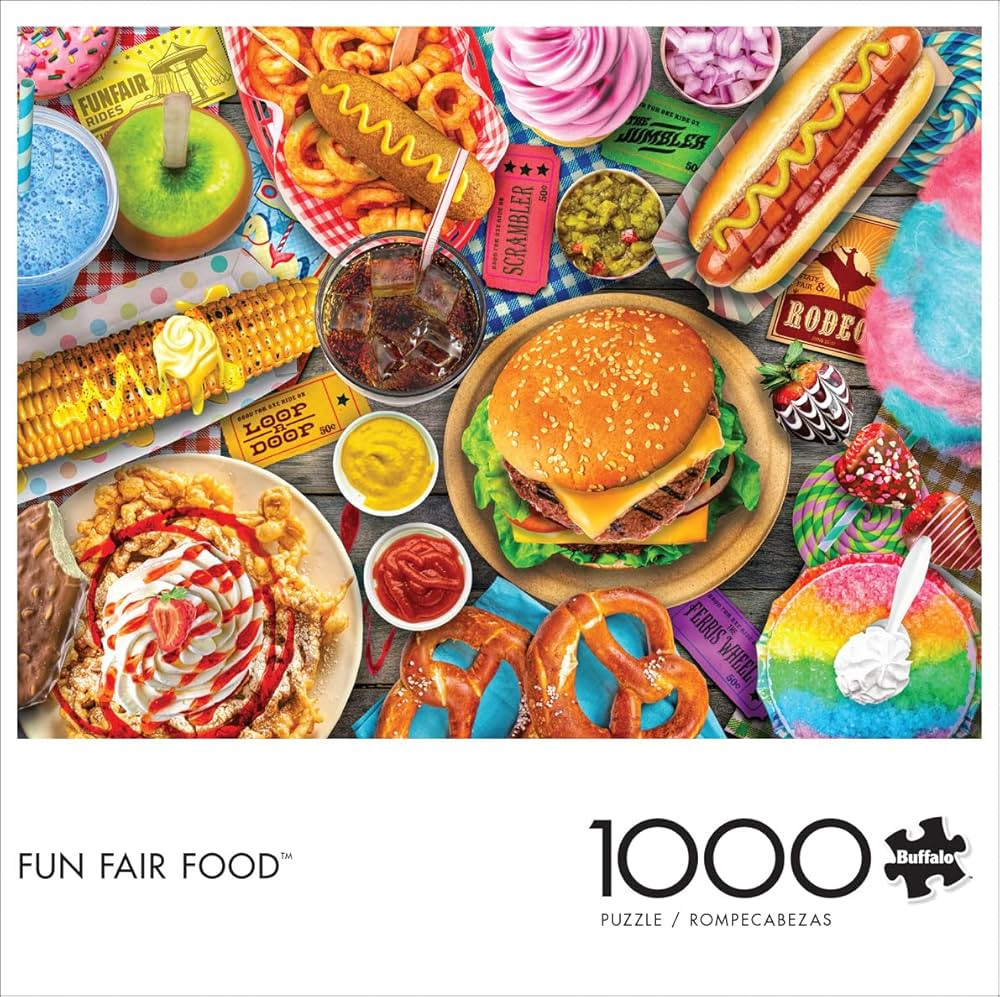 Buffalo Games - Fun Fair Food - 1000 Piece Jigsaw Puzzle | Amazon (US)
