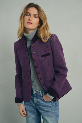 BYAN PLUM HOLLAND BLAZER - PLUM HOLLAND BLAZER | Shop.com